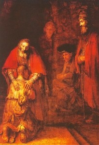 Mapa razglednica- Rembrandt: Povratak izgubljenog sina