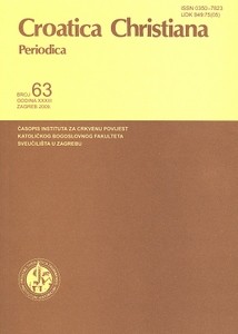 Croatica Christiana Periodica br. 63