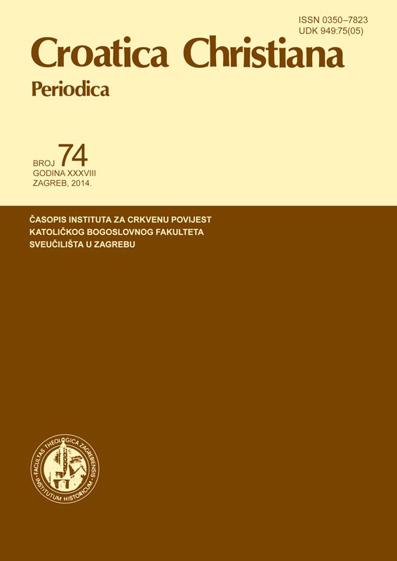 Croatica Christiana Periodica br. 74 (2014.)