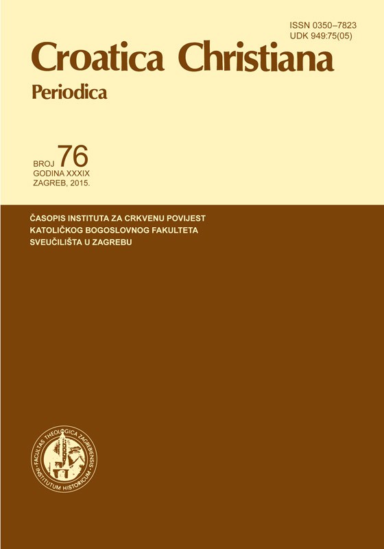 Croatica Christiana Periodica br. 76 (2015.)