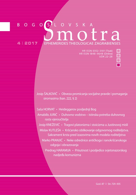 Bogoslovska smotra 2017. - br. 4