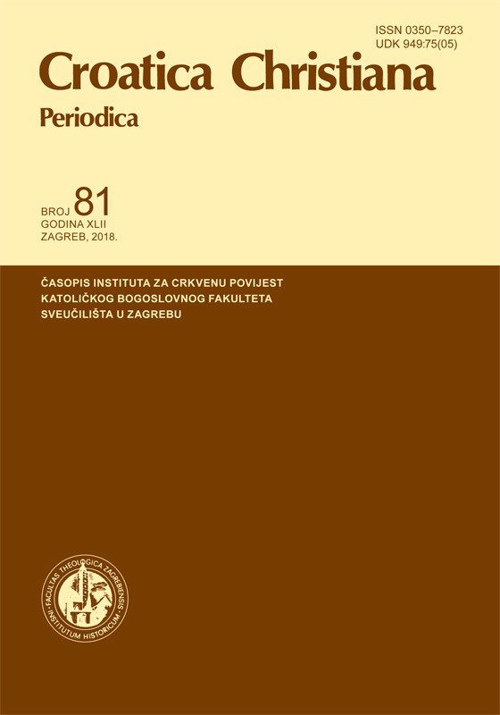 Croatica Christiana Periodica br. 81 (2018.)