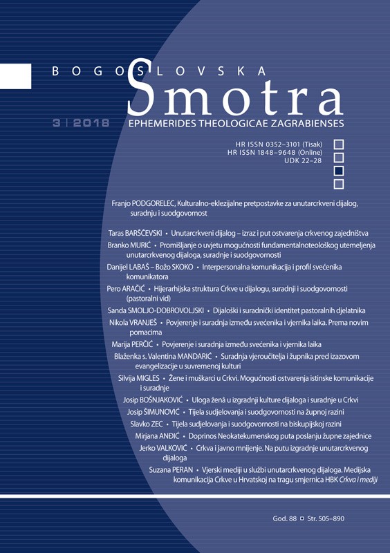 Bogoslovska smotra 2018. - br. 3