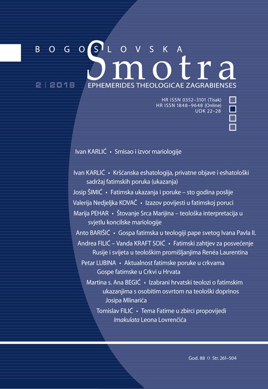 Bogoslovska smotra 2018. - br. 2