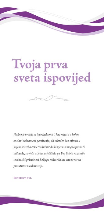 Tvoja prva sveta ispovijed - preklopnik