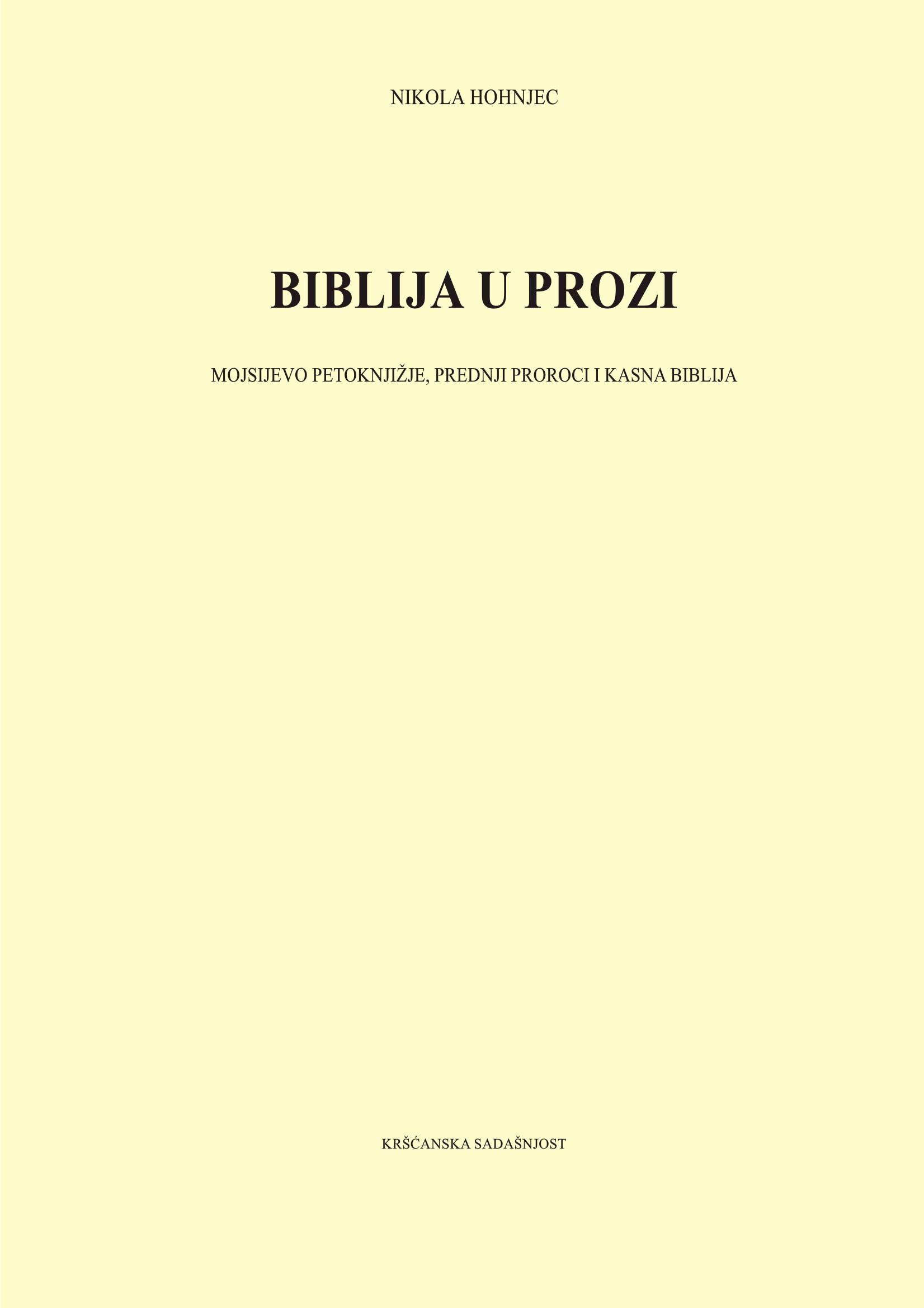 Biblija u prozi