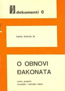O obnovi đakonata (D-6)