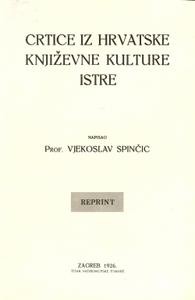 Crtice iz hrvatske književne kulture Istre